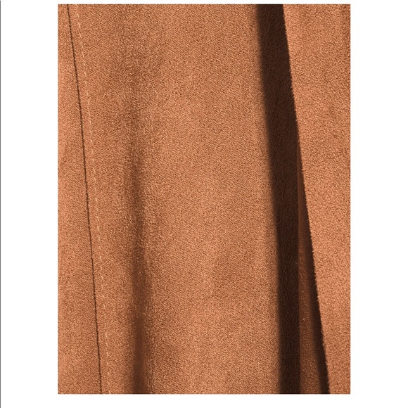 ‼️SOLD‼️New Sofia Vergara Women’s Faux Suede Moto Jacket SMALL Camel LAST ONE!!! - Picture 6 of 6